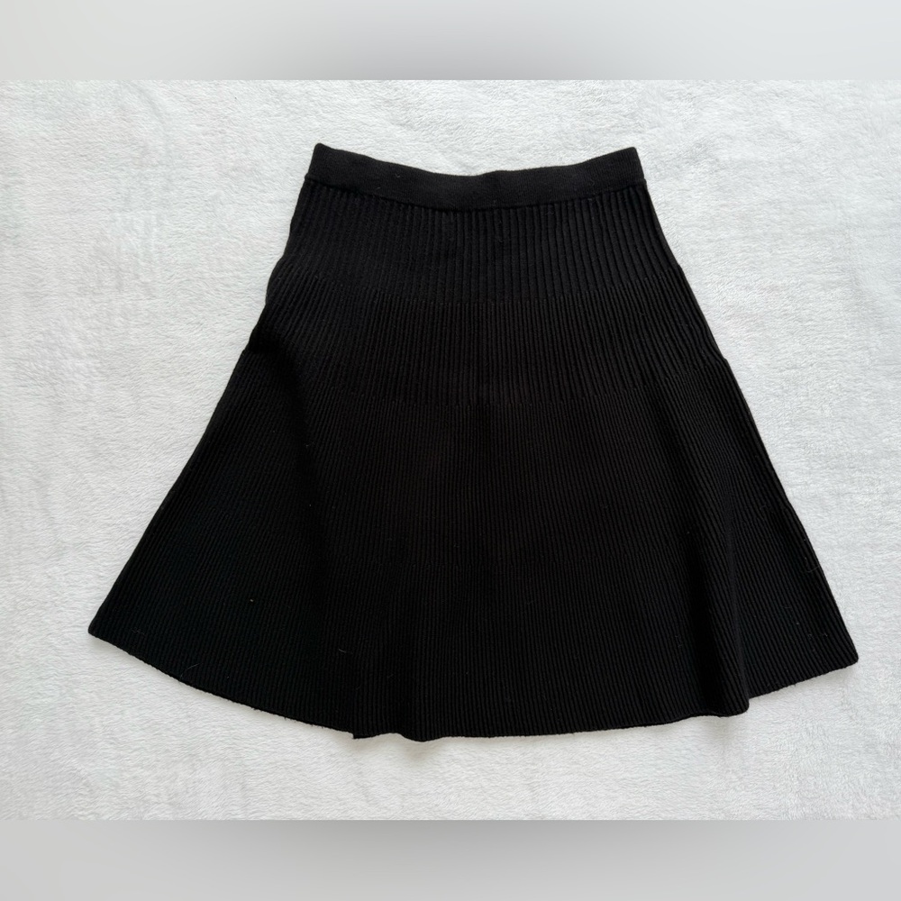 Nanette Lepore Rib Knit Sweater A-Line Skirt